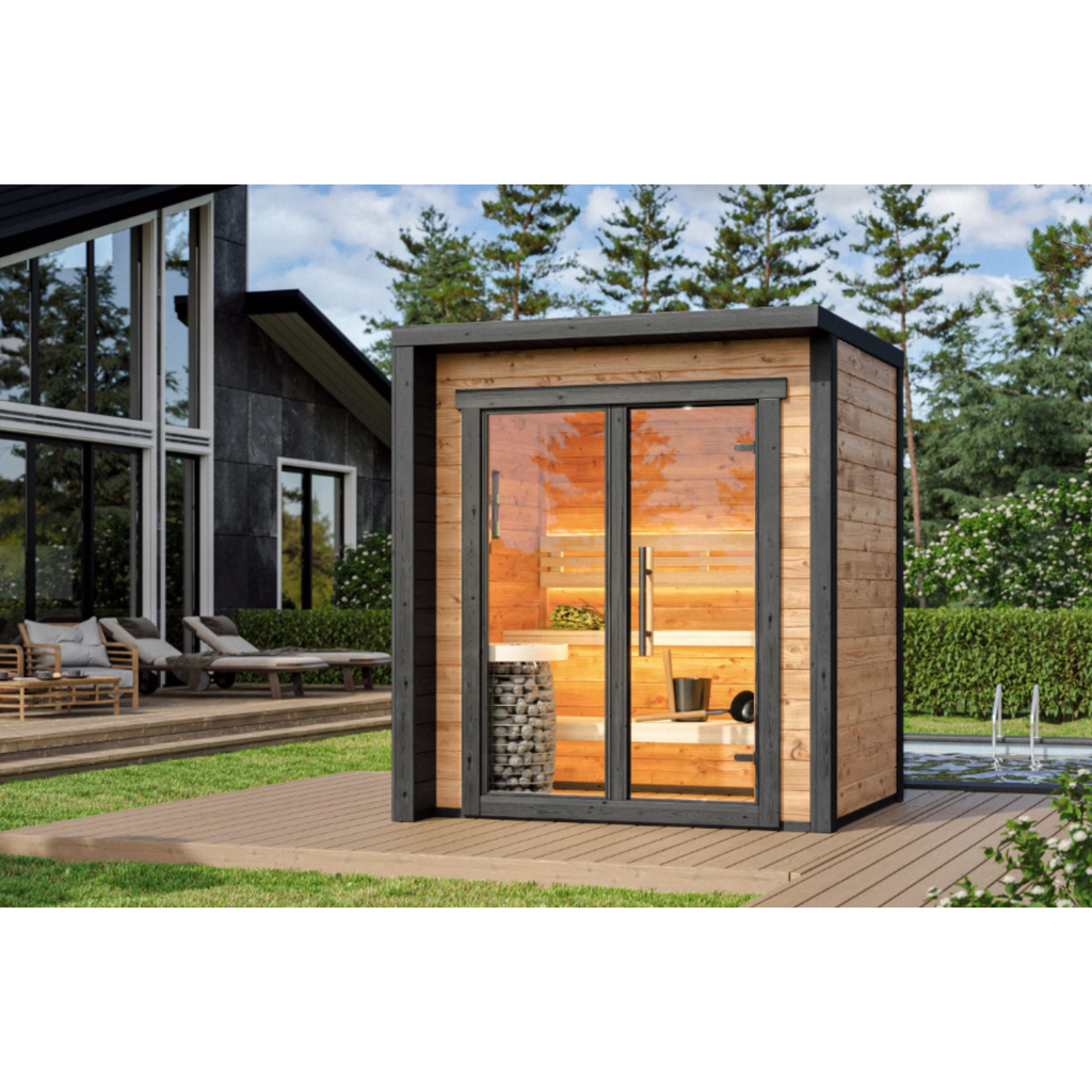 Blocksauna Core — Moderne Premium Outdoor Sauna