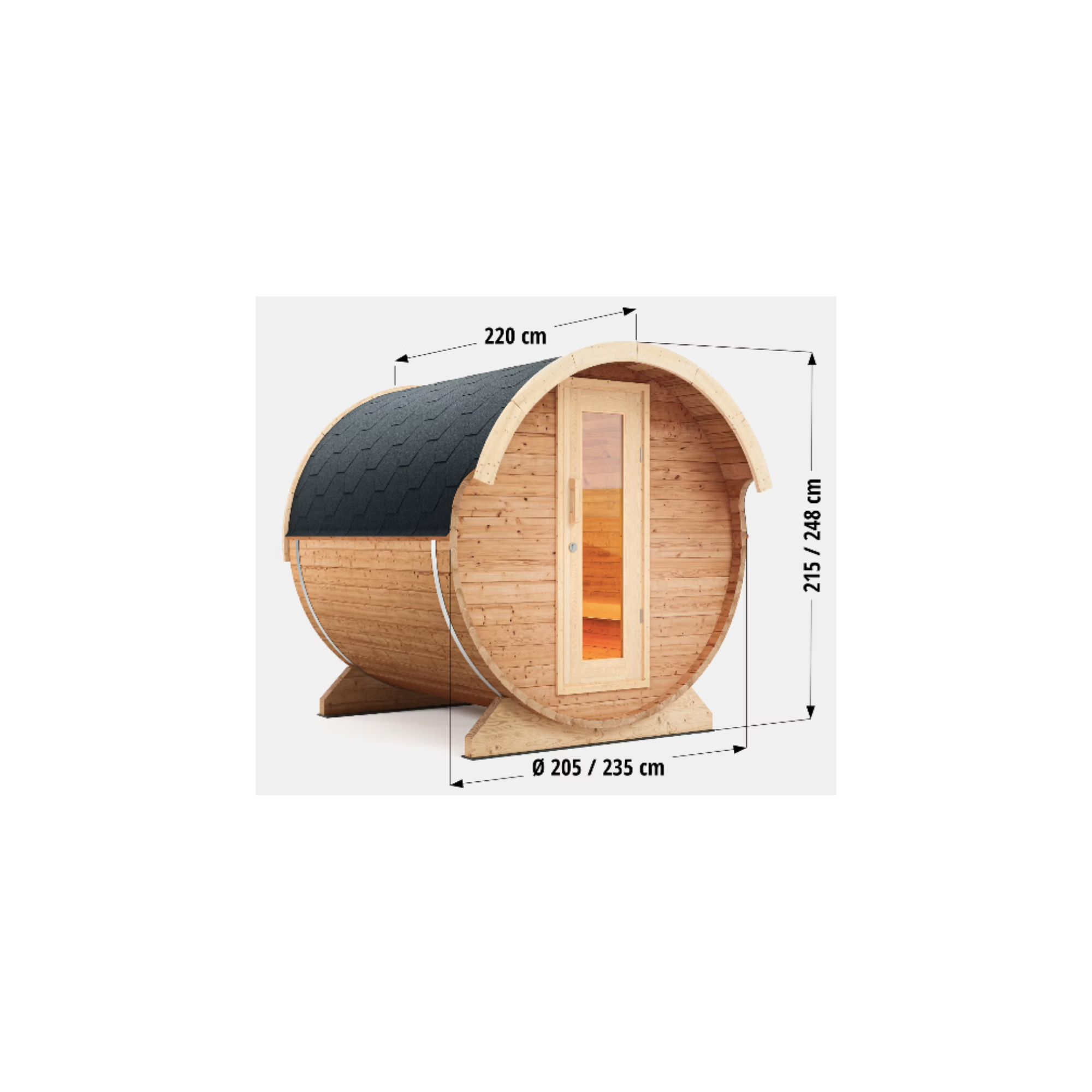 Fasssauna Core — Deine Premium Outdoor Sauna