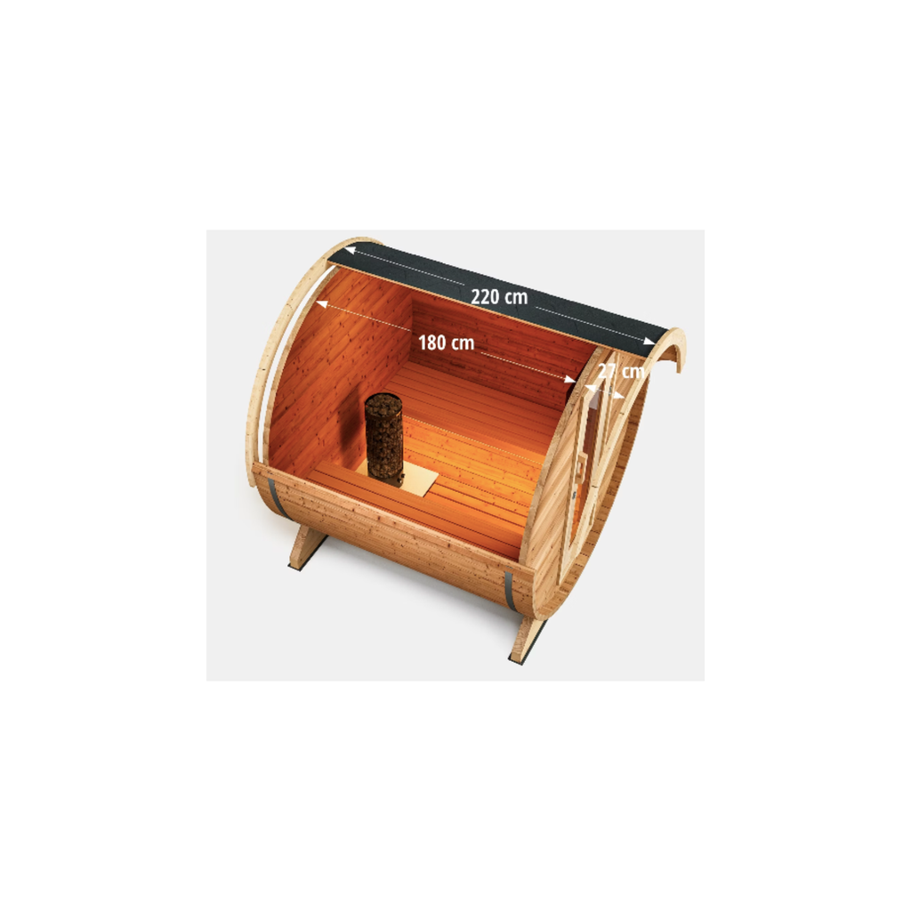 Fasssauna Core — Deine Premium Outdoor Sauna