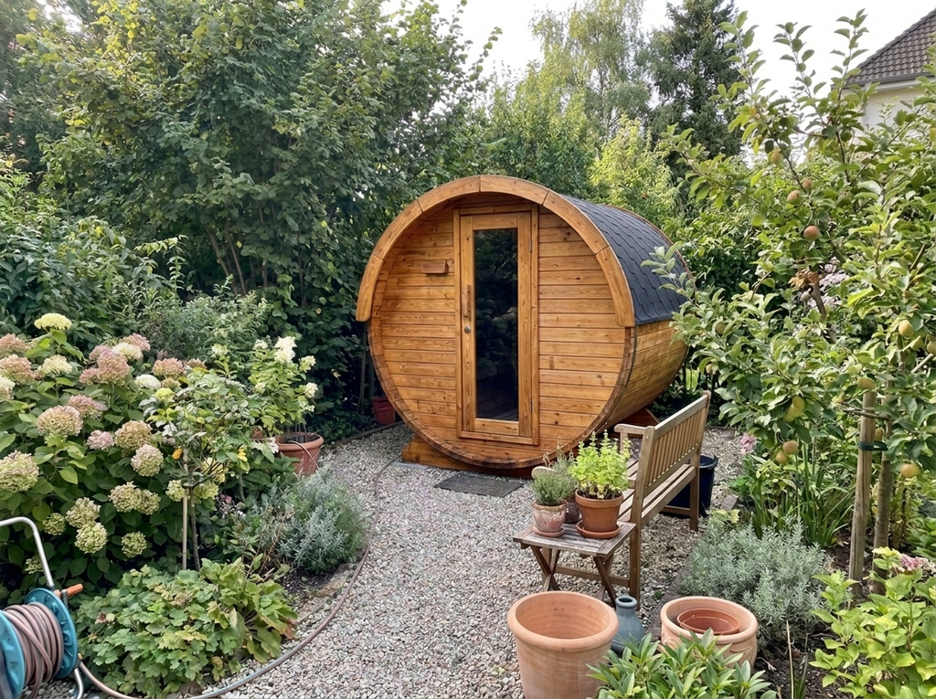 Fasssauna Core — Deine Premium Outdoor Sauna