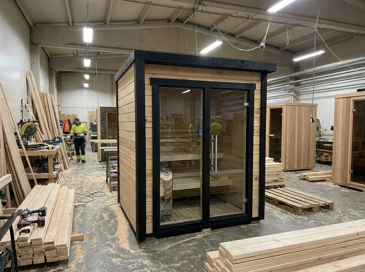 Blocksauna Core — Moderne Premium Outdoor Sauna